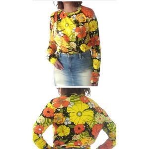 Zara Floral Top Long sleeve S adorable